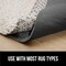 Felt with Rubber Stay in Place Slip Resistant Rug Pad, 1/8 inch Thick, 2x8 FT Protective Padding Under Area Rugs, Cushioned Gripper Pads, Carpet Runners, Hardwood Floors Protection